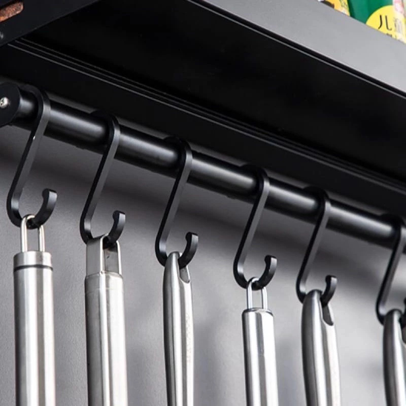 Rak dapur Rak bumbu gantung Rak penyimpanan bumbu Rak bumbu tempel dinding - Gambar 3