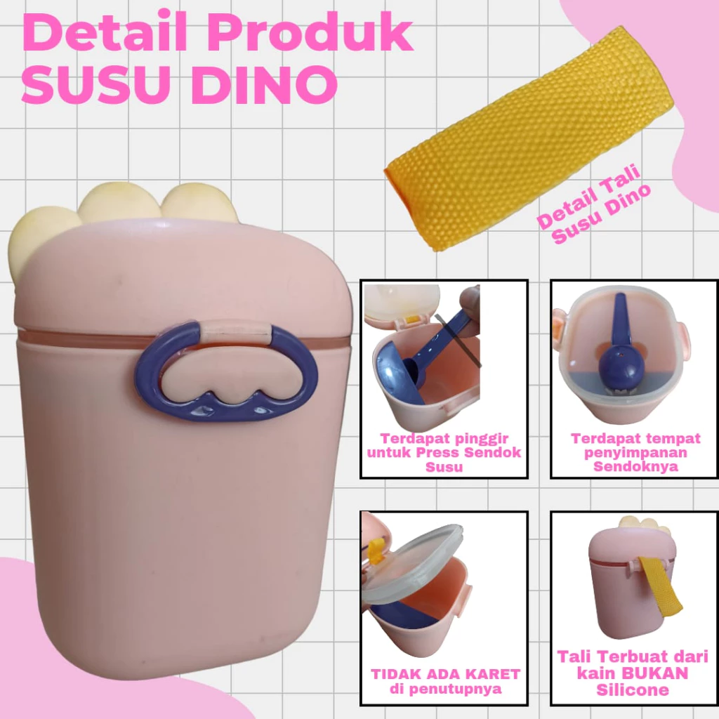 OTAK SUSU DINO 800ML / TEMPAT PENYIMPANAN SUSU - Gambar 3